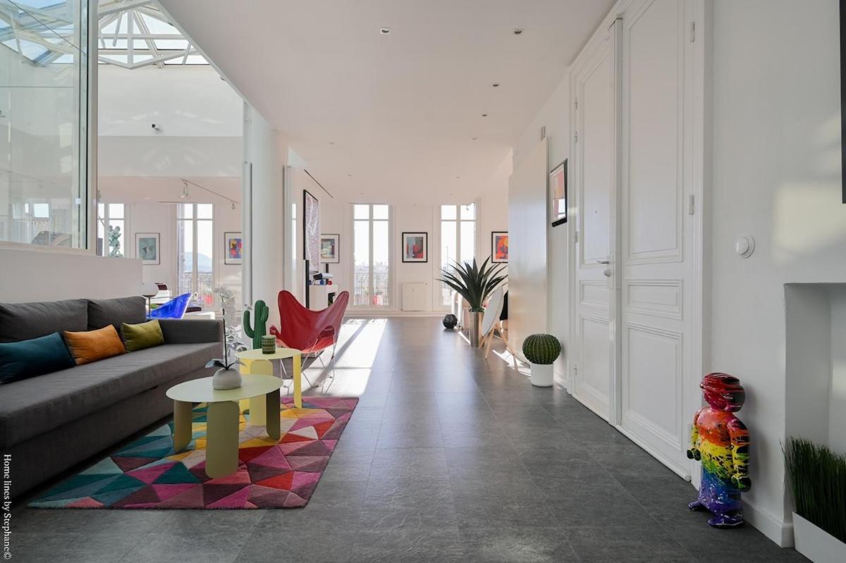 Loft Stern, Carre D'Or Marseille, 10 Pers, 3 Chambres, 260 M2, Dernier Etage Buitenkant foto